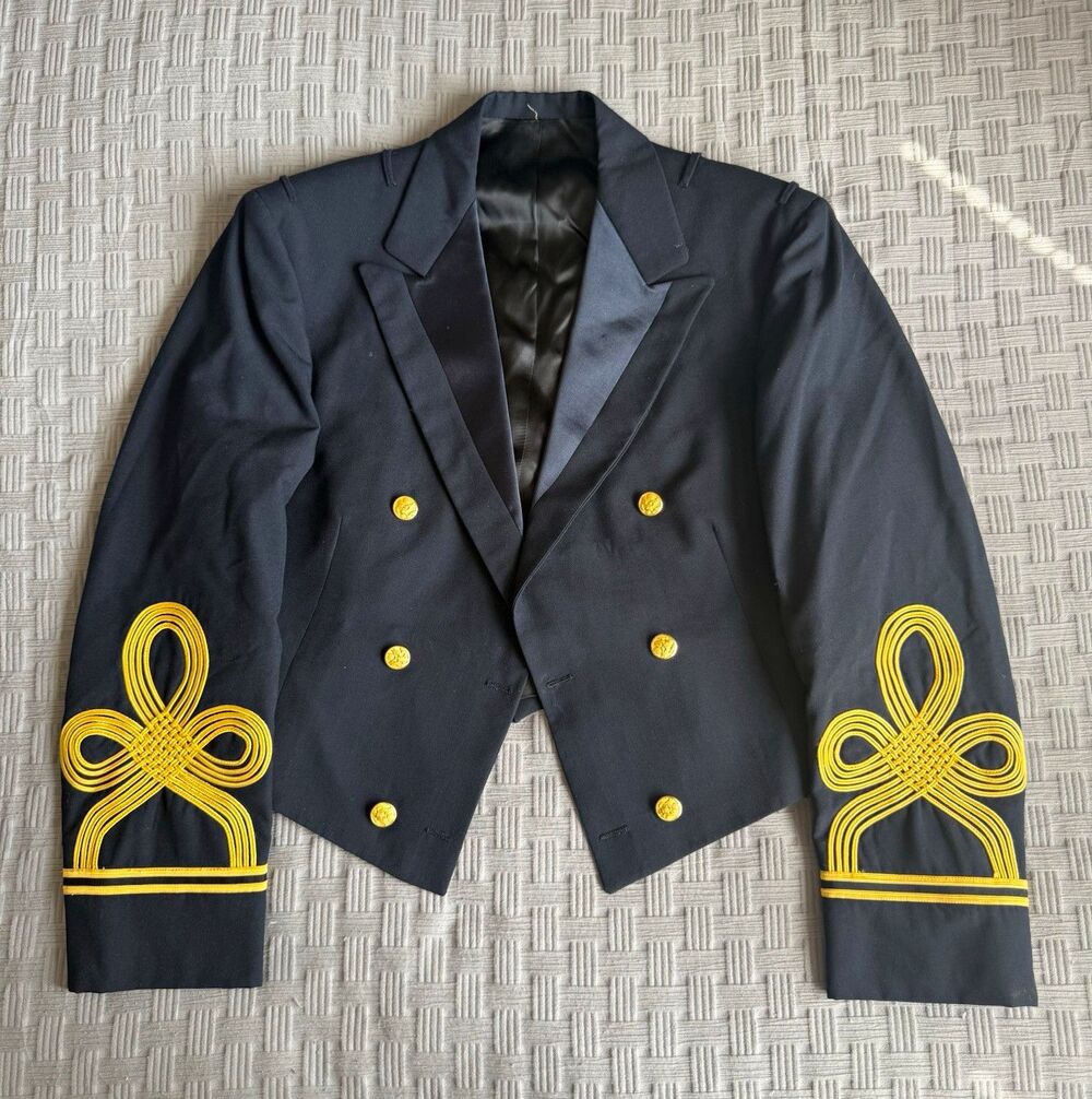 Vintage US Army Black Dress Jacket Custom S.H. Berman Inc. The Pentagon Size 42R